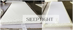 Sleeptight Mua Tạm Thời Giá Rẻ Nhà Tù Mỏng Người Tị Nạn Gel Giường Bộ Nhớ Bọt Nệm Topper Pad - Product Image 2