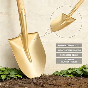 Haute Qualité Bêche à lame trempée à manche en bois pour le jardinage, le terrassement et l'agriculture, destinée aux marchés coréens - Product Image 4