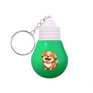 Juguete Antiestrés Personalizado con Forma de Bombilla Pequeña y Llavero, Colgante de Llavero con Forma de Bombilla, Regalos Promocionales, Juguete de Espuma de PU para Aliviar la Ansiedad - Product Image 3
