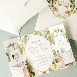 Invitaciones <span class=keywords><strong>de</strong></span> Boda Premium al por Mayor con Diseño <span class=keywords><strong>de</strong></span> Corte Láser y <span class=keywords><strong>Sobres</strong></span> para Distribuidores Internacionales y Clientes B2B - Product Image 3