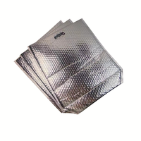 Sac d'isolation thermique jetable en papier d'aluminium doublé de glace froide pour l'expédition de fruits de mer