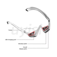Appareil de massage des yeux 3D pour les cernes et les poches et réduction des rides Lunettes de vue pour la relaxation et l'amélioration de la machine