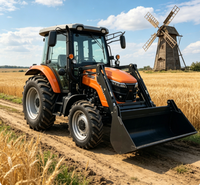 Ensemble complet d'outils agricoles pour tracteur à roues : Ripper, motoculteur et désherbeur à installation rapide pour le traitement complet des terres agricoles