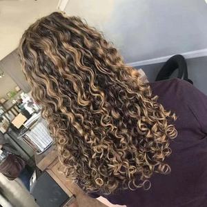 Européen américain africain cheveux longs bouclés femmes synthétique haute température fibre moelleux petites boucles <span class=keywords><strong>Afro</strong></span> <span class=keywords><strong>coiffure</strong></span> naturel doux - Product Image 3