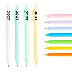 23 Candy Color <b>Pink</b> Yellow Click Gel <b>Pen</b> Soft Rubber Customised <b>Pens</b> With Logo Printing - Product Image 3