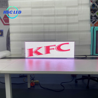 Pantalla Transparente LED Inteligente de Alta Luminosidad a Todo Color con 4G/WiFi/GPS, CMS/RDM Basado en la Nube para Ventana Trasera de Taxi