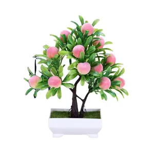 Creative Home Decoration Artificial fruit Decoration Simulation Retro Bonsai Plastic Green Plant Floral Succulent Potted Orname