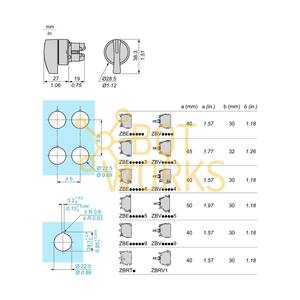 Schneider Electric ZB5AJ8 - Neuf - Product Image 1