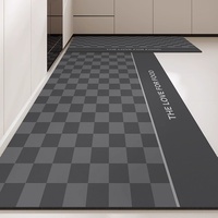 Tapis de sol de cuisine modernes à forte absorption d'eau, antidérapants, résistants à l'huile, en caoutchouc, lavables, essuyables, résistants aux taches, tapis ménagers