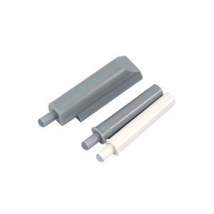 Amortiguador de puerta de armario de plástico moderno, dispositivo de mango libre autoelástico para armarios de cocina y baño - Product Image 1