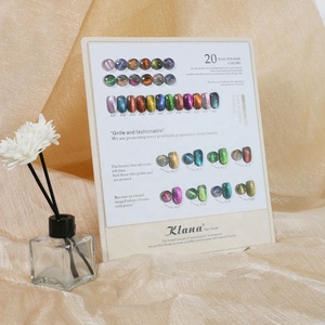 Ensemble de vernis gel Galaxy Chameleon Cat Eye, 20 couleurs magnétiques multicolores, gel à effet de changement de couleur avec nuancier pour la sélection des salons de manucure - Product Image 1