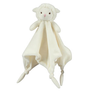 Enfant en bas âge Snuggle Toy Animal en peluche bébé en peluche Animal couverture de sécurité confortable en peluche bébé couverture de sécurité Loveys - Product Image 1