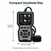 Lecteur de codes de panne de moteur V519 OBDII, outil de diagnostic automobile, effacement des DTC, surveillance des données en temps réel