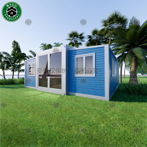 Casa prefabricada extensible de lujo de 40 pies-Casas de contenedores plegables portátiles, cabinas modulares prefabricadas modernas de 2 dormitorios - Product Image 5