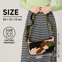 Tas Wanita Custom, Tas Selempang Rajut Jacquard Berkualitas Tinggi dengan Pola Modis Grosir