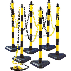 Support UV Support de chaîne rouge blanc Crochet de maillon de connexion de chaîne en plastique Poteaux de clôture mobiles avec chaîne pour l'intérieur - Product Image 5