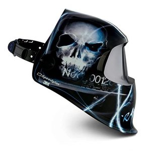 3m speedglas 100 airbrushed năng lượng mặt trời Powered Mặt nạ hàn có thể điều chỉnh độ nhạy tự động On/Off Mài tính năng-xterminator loạt - Product Image 1