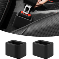 Support de boucle de ceinture de sécurité de voiture en silicone, installation facile, aide à la boucle de siège, booster