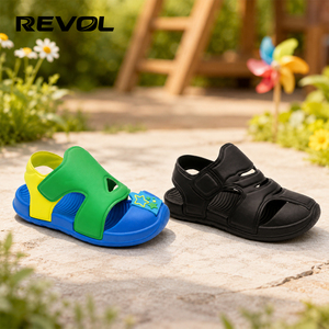 Sandalias BSCI Kids Cloud Slip-On Comfy para niños pequeños, elegantes sandalias Eva para niños y niñas, zapatos de suela gruesa antideslizantes para la <span class=keywords><strong>playa</strong></span>, la piscina y la ducha - Product Image 5