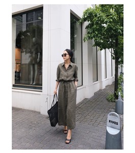 <span class=keywords><strong>Robe</strong></span> d'été décontractée pour femmes en coton à manches longues - <span class=keywords><strong>Robe</strong></span> tunique bohème de plage avec ceinture à la taille, écologique - Product Image 1