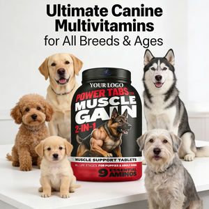 OEM/ODM כלבים מכל הגזעים, סוכריות לעלייה במסת שריר, תוסף תזונה לעלייה במשקל לכלבים עם חלבון וחומצות אמינו גבוהות לבניית שרירים - Product Image 2