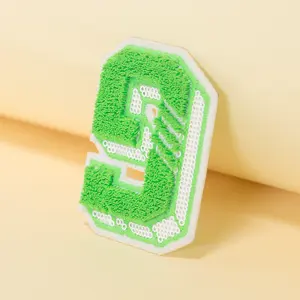 Toppa ricamata per spazzolino da denti 3D personalizzata con etichetta di fascia alta per abbigliamento t-shirt, abbigliamento sportivo ecc