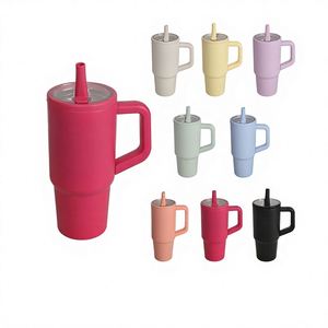 Botella de Agua Portátil Plegable con Aislamiento al Vacío de Acero Inoxidable Ice Boss, Nuevo Estilo Transfronterizo, con Boquilla y Asa Personalizables - Product Image 1