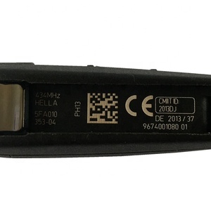 3 Pulsante Smart Chiave Dell'automobile di Telecomando di Telecomando per Peugeout 208 308 508 433Mhz <span class=keywords><strong>48</strong></span> <span class=keywords><strong>Chip</strong></span> <span class=keywords><strong>Transponder</strong></span> <span class=keywords><strong>Id</strong></span> Fcc 5FA01035304 - Product Image 2