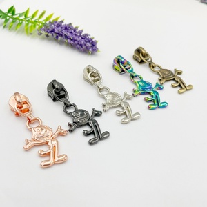 Custom Zipper Slider Hot Sale #5 Non Lock Nylon Zipper <b>Puller</b> for Garments and Schoolbags - Product Image 5