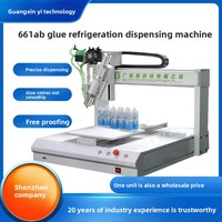 Machine de distribution de colle AB entièrement automatique, réfrigérée, pour un dosage précis et une application uniforme sur les coques de téléphone portable et les produits électroniques
