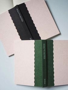 Custom Hardcover Thermal Binding Fabric Cover 100 Sheets Gift <b>Journal</b> with Custom Printing and Logo - Product Image 4
