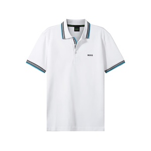 Polo homme 2026 coupe classique à col rabattu 100 % coton, élégant, doux, extensible, sportif, à manches courtes - Product Image 4