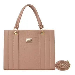 Bolso Tote Casual para Mujer Fana Mabel, Tela de PU con Patrón a Cuadros, Cierre de Botón, Decoración con Borlas, Correa Extraíble, Forma Rectangular - Product Image 1