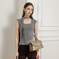 Sac à bandoulière vintage en cuir véritable pour femme, collection automne-hiver, grande capacité, réglable, fournisseur OEM ODM