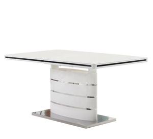 <span class=keywords><strong>Table</strong></span> à manger extensible en bois massif <span class=keywords><strong>avec</strong></span> feuille sans couture pour une flexibilité <span class=keywords><strong>de</strong></span> petit espace - Product Image 6