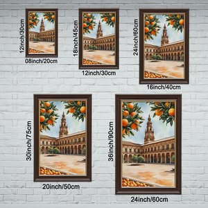 Marco de madera con borde dorado de 16x24 con la frase "El hogar es donde vive el amor" - Product Image 2