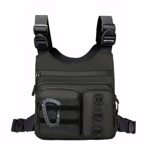 Borsa da Petto di Alta Qualità per Uomo, Impermeabile, per Corsa, Escursionismo, Ciclismo, con Tasca Porta Bottiglia d'Acqua - Product Image 1