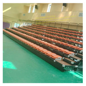 อัฒจันทร์พับได้สำหรับสนามกีฬาแบบมืออาชีพ ที่นั่งอัฒจันทร์แบบยืดหดได้ แท่นอัฒจันทร์แบบยืดหดได้สำหรับสนามกีฬา มีจำหน่าย - Product Image 4