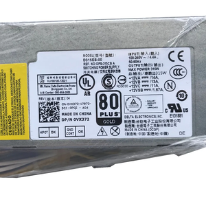ใหม่สําหรับ<span class=keywords><strong>Dell</strong></span> <span class=keywords><strong>OptiPlex</strong></span> 3020 <span class=keywords><strong>9020</strong></span> XE2 T1700 315Wแหล่งจ่ายไฟ 4FCWX VX372 0VX372 H315ES-00 D315E00 8 + 4 + 6 PIN Fastเรือ - Product Image 2