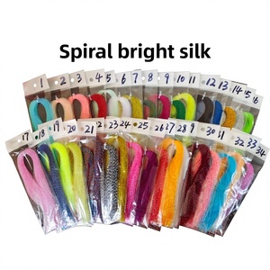 NOUVEAU Matériel <span class=keywords><strong>de</strong></span> montage <span class=keywords><strong>de</strong></span> mouches OEM 35 couleurs Poly Flash torsadé, Crystal Flash, Flashabou, Krystal Flash <span class=keywords><strong>pour</strong></span> Streamer, Nymphes et leurres Sabiki - Product Image 1