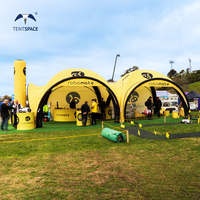Marque personnalisée 13ft 16ft 20ft 26ft Air Dome Tent Pop-up Publicité gonflable pour les événements cyclistes en plein air