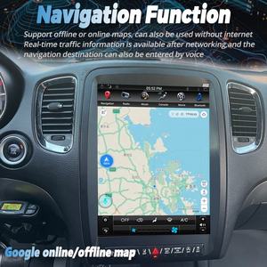 Reproductor Multimedia con Navegación, Unidad Principal con Pantalla Android 13 de 13 Pulgadas Tipo Tesla, Radio para Auto Dodge Durango 2011-2020, GPS, Estéreo, Carplay - Product Image 3