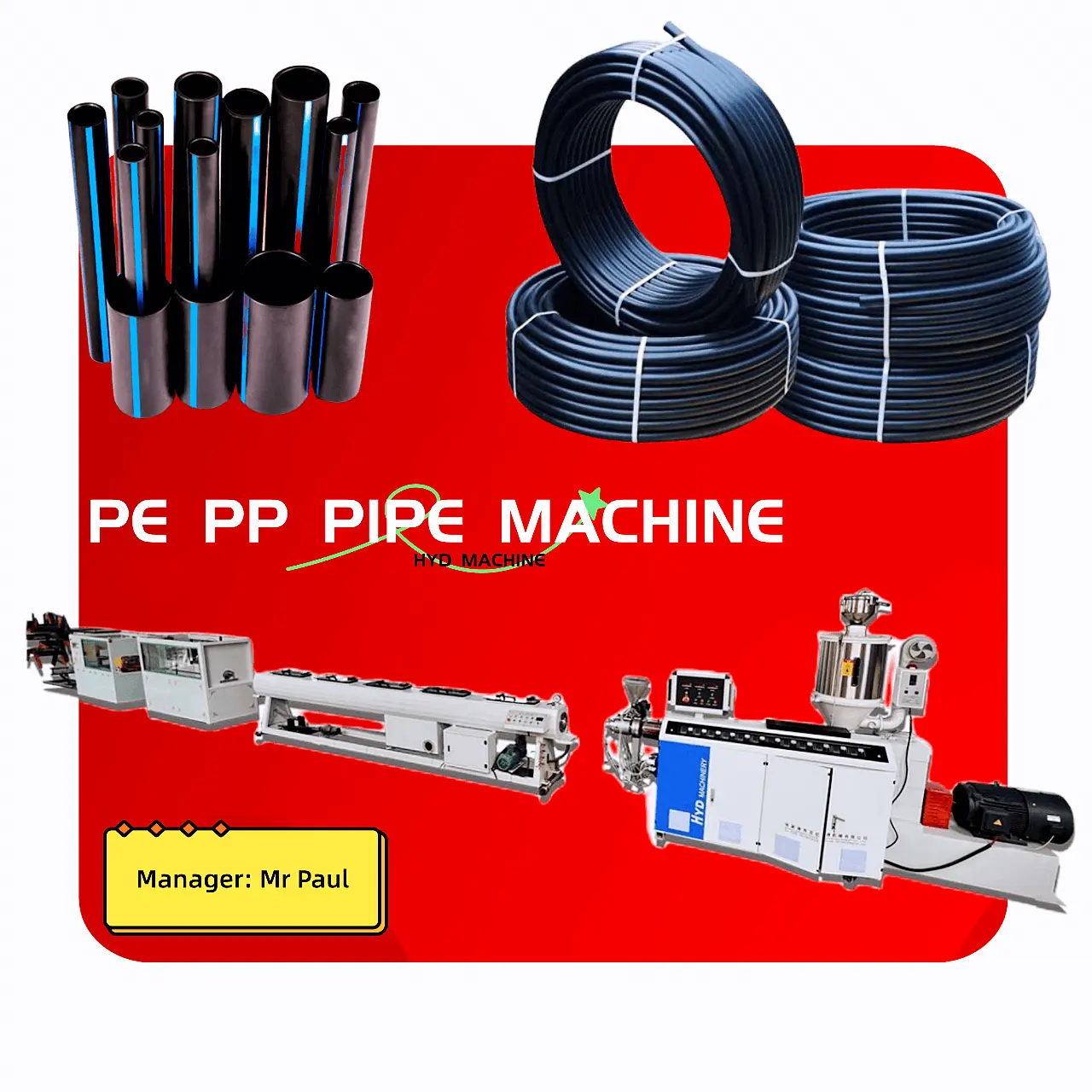 Maquinaria de extrusión de tubos de plástico, PP, PE, PPR, fabricantes de China