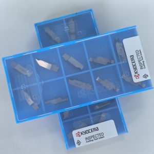 เม็ดมีดทังสเตนคาร์ไบด์ GVFR300-020B KW10 ยี่ห้อ KYOCERAS เคลือบผิวสำหรับงานกลึงภายนอก ความแข็ง HRC45-65 สำหรับเครื่องกลึง CNC ผลิตในญี่ปุ่น - Product Image 2