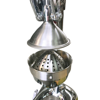 Presse-agrumes manuel Poweradd en acier inoxydable haute rigidité pour oranges, citrons et citrons verts avec garantie d'un an