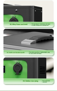 500W nhà năng lượng lưu trữ năng lượng mặt trời hệ thống sạc Kích thước nhỏ công suất lớn kết nối lưới lai tách giá đỡ - Product Image 2