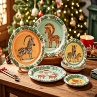 Assiettes en papier jetables de qualité alimentaire OOLIMAPACK pour gâteaux et desserts