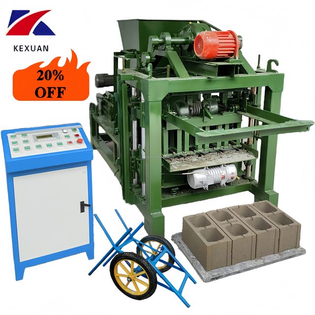 Factory Direct Sales of 4-35B Fabric Brick Making Machine, Popular Interlocking Brick Making Machines in Guinea and Other Places