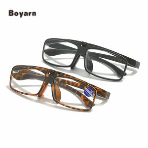 Boyarn, venta al por mayor, la mejor calidad, abatible hacia arriba, <span class=keywords><strong>presbicia</strong></span>, <span class=keywords><strong>gafas</strong></span> de lectura con luz azul para mujeres y hombres - Product Image 2