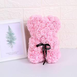 Bán Buôn Quà Tặng Ngày Valentine Bọt Nhỏ Rose Teddy Bear Với Hộp Quà Tặng - Product Image 6